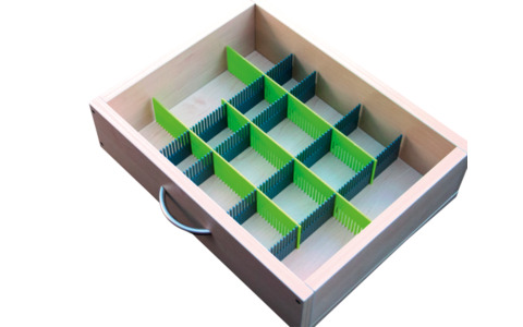 Stauleisten für Schubladen