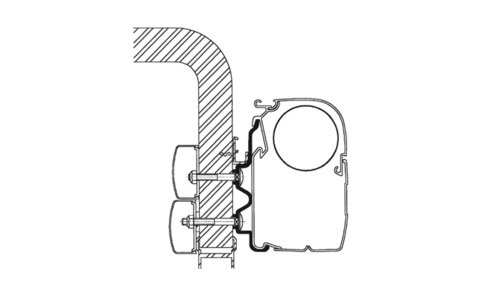 Adapter Hymer Camp bis 2011